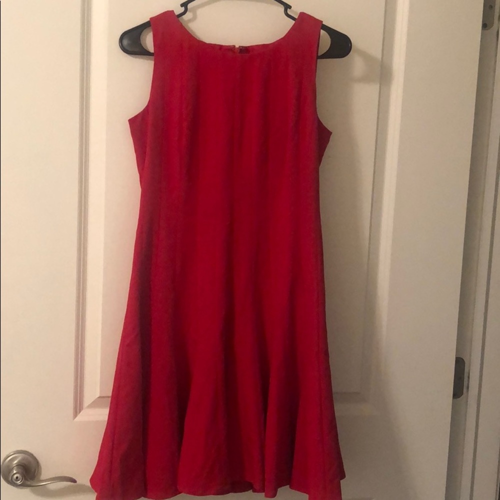 Calvin Klein red dress